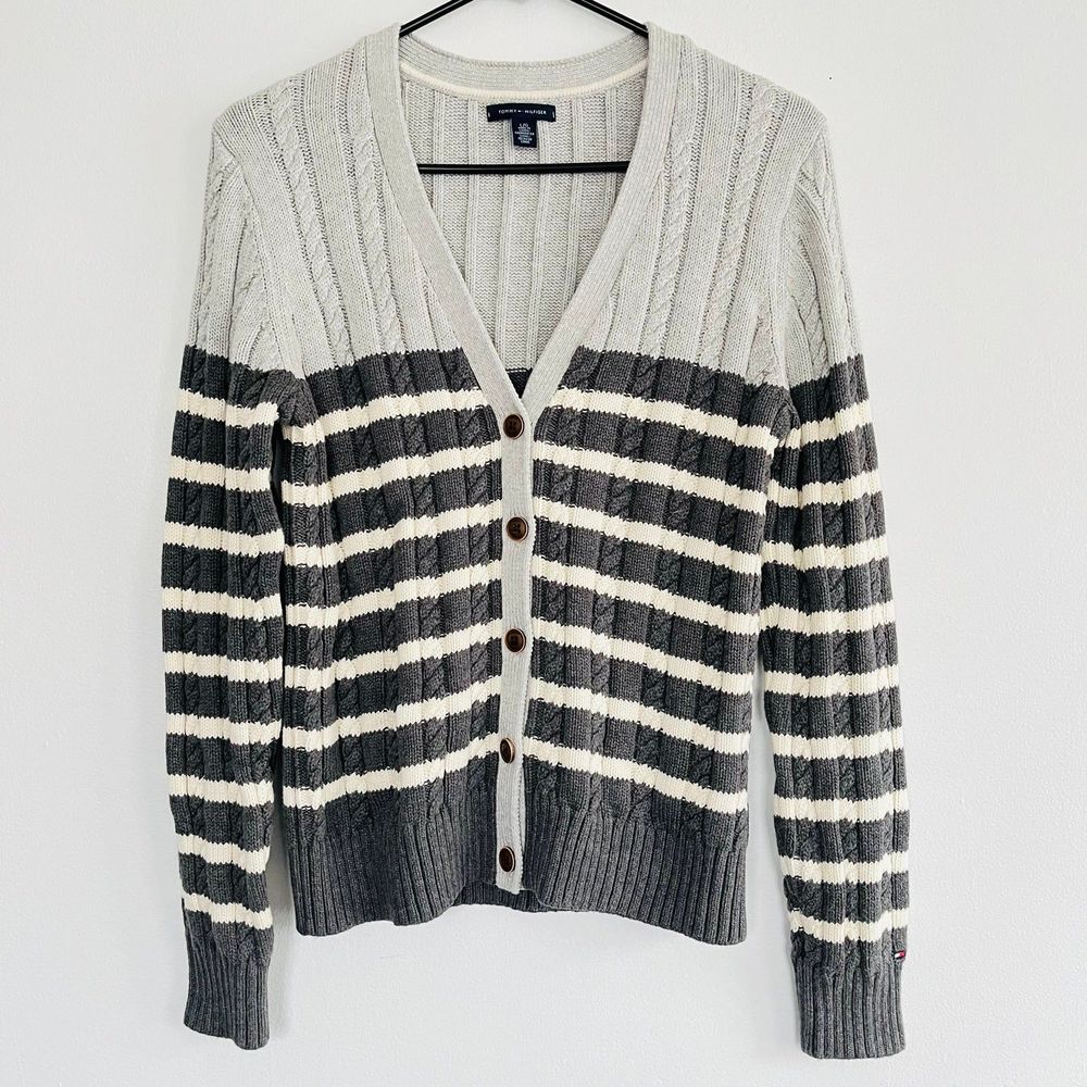 Tommy Hilfiger cardigan striped size L